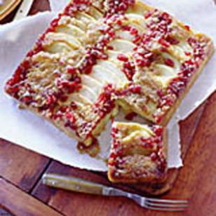 apple cranberry upside down cake